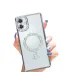 Samsung Galaxy A06 Joke Simli Magneticsafe Kılıf - Gümüş 2