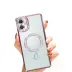 Samsung Galaxy A06 Joke Simli Magneticsafe Kılıf - Pembe 2