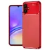 Samsung Galaxy A06 Kılıf Auto Focus Karbon Kapak - Kırmızı 1