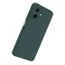 Samsung Galaxy A07 4g First Silikon - Koyu Yeşil 3