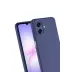 Samsung Galaxy A07 4g Nano İçi Kadife Silikon - Lacivert 3