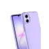 Samsung Galaxy A07 4g Nano İçi Kadife Silikon - Lila 3