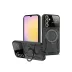 Samsung Galaxy A15 4g Kılıf Joy Lens Standlı Kapak - Siyah 1