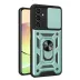Samsung Galaxy A15 4g Kılıf Pars Lens Yüzüklü Silikon - Yeşil 2