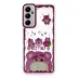 Samsung Galaxy A15 4g Kılıf Sweet Desenli Silikon Kapak - Pembe 1