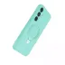Samsung Galaxy A15 4g Regal Magsafe Standlı Kapak - Su Yeşili 3