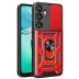 Samsung Galaxy A17 5g Pars Lens Yüzüklü Silikon - Kırmızı 1