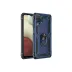 Samsung Galaxy A22 Kılıf Sofya Yüzüklü Silikon Kapak - Lacivert 1