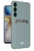 Samsung Galaxy A26 Kılıf Kelvin Kartvizitli Silikon - Açık Yeşil 1