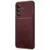 Samsung Galaxy A36 Kılıf Auto Focus Karbon Kapak - Bordo 3