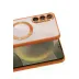 Samsung Galaxy A37 5g Kross Magneticsafe Kapak - Turuncu 4