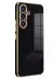 Samsung Galaxy A56 Kılıf Volet Silikon - Siyah 1
