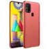 Samsung Galaxy M31 Kılıf Nano İçi Kadife Silikon - Kiremit 1