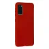 Samsung Galaxy S20 Kılıf Nano içi Kadife Silikon - Kırmızı 3