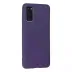 Samsung Galaxy S20 Kılıf Nano içi Kadife Silikon - Mor 3