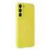 Samsung Galaxy S23 Plus Kılıf Nano içi Kadife Silikon - Sarı 2