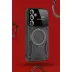 Samsung Galaxy S24 Fe Kılıf Joy Lens Standlı Kapak - Koyu Yeşil 4