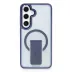 Samsung Galaxy S24 Tork Magsafe Standlı Kapak - Lacivert 1