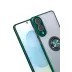 Samsung Galaxy S25 Edge Kılıf Montreal Yüzüklü Silikon Kapak - Yeşil 2