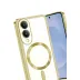 Samsung Galaxy S25 Edge Kross Magneticsafe Kapak - Gold 3