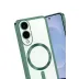Samsung Galaxy S25 Edge Kross Magneticsafe Kapak - Koyu Yeşil 3