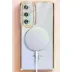 Samsung Galaxy S25 Kılıf Joke Simli Magneticsafe Kılıf - Gümüş 2