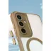 Samsung Galaxy S25 Plus Kılıf Enka Magsafe Silikon Kılıf - Lacivert 2