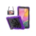 Samsung Galaxy T510 Tab A 10.1 Kılıf Pars Tablet Kapak - Mor 1