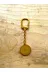 SANAT TACİRİ 4QEHAEFDV Vintage Deri Anahtarlik Altin Sarisi Metal Anahtarlik 3