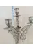 SANAT TACİRİ 775071028 4 Lü Gümüş Kaplama Mumluk Metal Şamdan Pirinç Mumluk 4