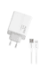şarjaleti Auris 67W Usb Adaptörlü Saliseli Turbo Hızlı Şarj Type-C Usb Şarj Seti Ch36 3