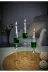Shabbo Glass SHB0020220001 Ayaklı Şamdan Cam Kandil 3'lü Set + Kandil Yağı 1