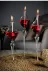 Shabbo Glass SHB0020220005 Ayaklı Diamond Cam Kandil 3'lü Set Ve Kandil Yağı 2