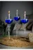 Shabbo Glass SHB0020220009 Ayaklı Drops Düğmeli Şamdan Cam Kandil 3'lü Set Kandil Yağı Ikili 2