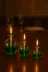 Shabbo Glass SHB0020220015 Ayaksız Drops Cam Kandil 3'lü Set + Kandil Yağı 2