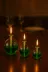 Shabbo Glass SHB0020220015 Ayaksız Drops Cam Kandil 3'lü Set + Kandil Yağı 3