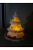 SİRİUS3D yıl696635 Noel Ağaç Köyü Dekoratif Tealight Mumluk Yılbaşı Süsleri Cam Ağaç Şeklinde Kış Evi Yeni Yıl Hediyesi 2