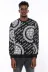 Siyah Taşlı Baskılı Ve Desenli Sweatshirt - Wessi 3