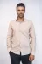 Slim Fit Kahverengi Desenli Gömlek - Wessi - L / Kahverengi 1