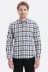 Slim Fit Kareli Desenli Gri Gömlek - Wessi - M / Grey 3