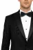 Slim Fit Zebra Desen Siyah Erkek Smokin Ceketi - Wessi 2