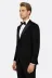 Slim Fit Zebra Desen Siyah Erkek Smokin Ceketi - Wessi 4
