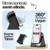 SOUNDPAD 5IN1 - 5W - 2000mAh TEMAS İLE SES YÜKSELTME - TELEFON STAND - USB-C ŞARJ SİYAH İNDİKSİYON S 4