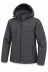 Su Geçirmez Kumaşlı İçi Polar Astarlı Çıkarılabilir Kapüşonlu Personel Mont Ceket - Füme - 3XL - Füme 1