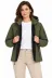 Su Geçirmez Softshell İçi Polar Astarlı Çıkarılabilir Kapüşonlu 4 Cepli Mont Ceket - Haki - 4XL - Haki 1