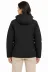 Su Geçirmez Softshell İçi Polar Astarlı Çıkarılabilir Kapüşonlu 4 Cepli Mont Ceket - Siyah - 4XL - Siyah 4