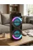 Taşınabilir Bluetooth Hoparlör RGB Işık Efektli Stereo Ses 2