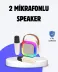 Taşınabilir Bluetooth Karaoke Hoparlör – 2400 mAh Batarya 1