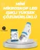 Taşınabilir LED Işıklı Cep kroskop – 80X–200X Büyütme 1