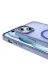 TCHS32368 Iphone 14 Plus Kılıf Magsafe Şarj Özellikli Mat Arka Yüzey Zore Sio Kapak-Lila 3